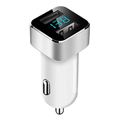 3.1A Adaptateur de Voiture Chargeur Rapide Double USB Port Universel pour Apple iPad Air 10.9 2020 Blanc