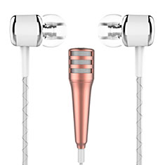 3.5mm Mini Microphone de Poche Elegant Karaoke Haut-Parleur M01 pour Vivo iQOO Z7 5G Or