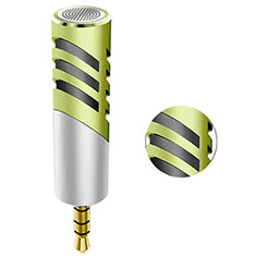 3.5mm Mini Microphone de Poche Elegant Karaoke Haut-Parleur M09 pour Sharp Aquos R7s Vert