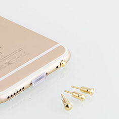 Bouchon Anti-poussiere Jack 3.5mm Android Apple Universel D05 pour Vivo iQOO U3 5G Or