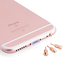 Bouchon Anti-poussiere Jack 3.5mm Android Apple Universel D05 pour Xiaomi Redmi Note 5A High Edition Or Rose