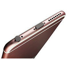 Bouchon Anti-poussiere Lightning USB Jack J02 pour Apple iPad Pro 12.9 (2020) Noir