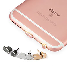 Bouchon Anti-poussiere Lightning USB Jack J04 pour Apple iPhone 6 Plus Or Rose