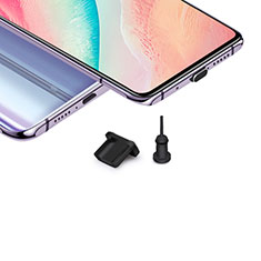 Bouchon Anti-poussiere USB-B Jack Android Universel H02 pour Oppo Reno6 Pro 5G Noir