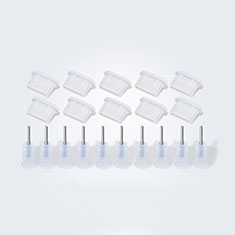 Bouchon Anti-poussiere USB-C Jack Type-C Universel 10PCS pour Apple iPad Pro 11 (2021) Blanc