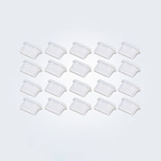 Bouchon Anti-poussiere USB-C Jack Type-C Universel 20PCS pour Apple iPad Pro 12.9 (2021) Blanc