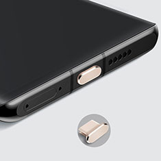 Bouchon Anti-poussiere USB-C Jack Type-C Universel H08 pour HTC Desire 22 Pro 5G Or