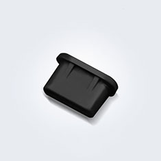 Bouchon Anti-poussiere USB-C Jack Type-C Universel H11 pour Samsung Galaxy A2 Core A260F A260G Noir