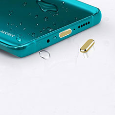 Bouchon Anti-poussiere USB-C Jack Type-C Universel H16 pour Samsung Galaxy A2 Core A260F A260G Or