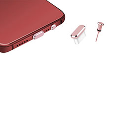 Bouchon Anti-poussiere USB-C Jack Type-C Universel H17 pour Huawei Y9 2019 Or Rose