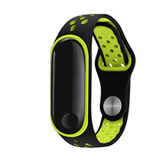 Bracelet Silicone Souple pour Xiaomi Mi Band 3 Vert