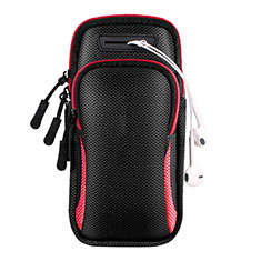 Brassard Sport Housse Universel A01 pour Sony Xperia 10 V Rouge et Noir