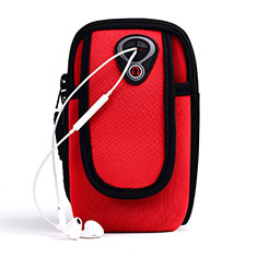 Brassard Sport Housse Universel A04 pour Huawei Blaze U8510 Rouge