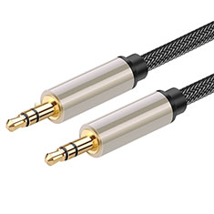 Cable Auxiliaire Audio Stereo Jack 3.5mm Male vers Male A03 pour Apple MacBook Pro 13 Gris