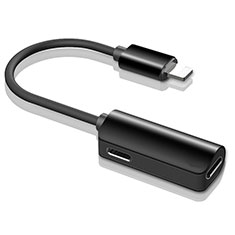 Cable Lightning USB H01 pour Apple iPad 10.2 (2020) Noir