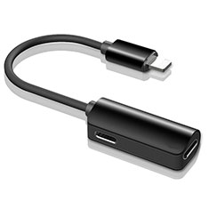 Cable Lightning USB H01 pour Apple iPad Pro 11 (2018) Noir