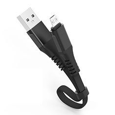 Cable Micro USB Android Universel 30cm S03 pour Vivo Y31s 5G Noir