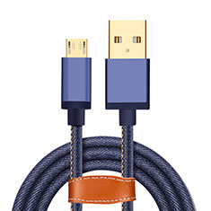 Cable Micro USB Android Universel A11 pour Sony Xperia 10 V Bleu