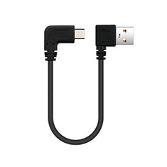 Cable Type-C Android Universel 25cm S03 pour Huawei Mediapad T3.10.0 AGS-L09 AGS-W09 Noir
