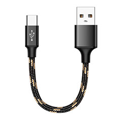 Cable Type-C Android Universel 25cm S04 pour Apple iPad Pro 12.9 (2021) Noir