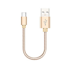 Cable Type-C Android Universel 30cm S05 pour Nokia 8.3 5G Or