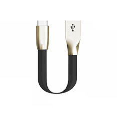 Cable Type-C Android Universel 30cm S06 pour Apple iPad Air 5 10.9 (2022) Noir