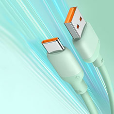 Cable Type-C Android Universel 6A H04 pour Vivo Y35 4G Vert