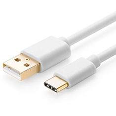 Cable Type-C Android Universel T01 pour Nokia 8.3 5G Blanc