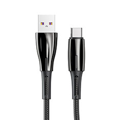 Cable Type-C Android Universel T12 pour Sony Xperia 10 III SOG04 Noir