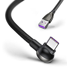 Cable Type-C Android Universel T14 pour Oppo Find X2 Lite Noir