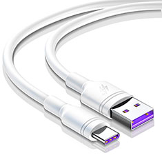 Cable Type-C Android Universel T15 pour Apple iPad Pro 12.9 (2022) Blanc