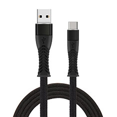 Cable Type-C Android Universel T26 pour Sharp Aquos Sense4 Basic Noir