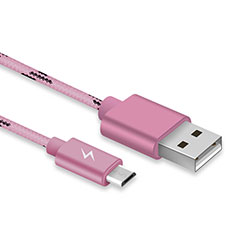 Cable USB 2.0 Android Universel A03 pour Accessoires Telephone Casques Ecouteurs Or Rose