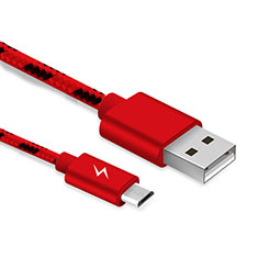 Cable USB 2.0 Android Universel A03 pour Samsung Galaxy Fresh Trend Duos S7392 Rouge