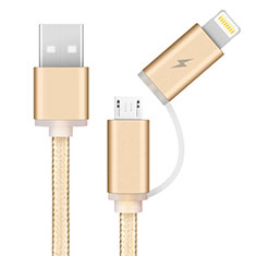 Cable USB 2.0 Android Universel A04 pour Samsung Galaxy C7 SM-C7000 Or