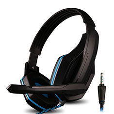 Casque Filaire Sport Stereo Ecouteur Intra-auriculaire Oreillette H51 pour Oneplus 12R 5G Bleu