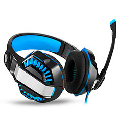 Casque Filaire Sport Stereo Ecouteur Intra-auriculaire Oreillette H67 pour Samsung Galaxy Core Prime G360F G360GY Bleu
