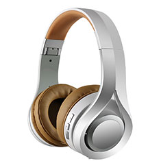 Casque Sport Bluetooth Stereo Ecouteur Intra-auriculaire Sans fil Oreillette H75 pour Vivo Y31 2021 Blanc