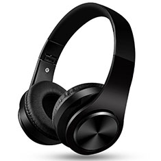 Casque Sport Bluetooth Stereo Ecouteur Intra-auriculaire Sans fil Oreillette H76 pour Samsung Galaxy J3 2018 SM-J377A Noir