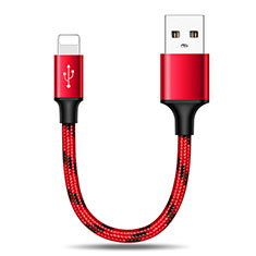 Chargeur Cable Data Synchro Cable 25cm S03 pour Apple iPad 2 Rouge