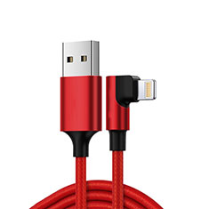 Chargeur Cable Data Synchro Cable C10 pour Apple iPhone 13 Rouge