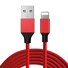 Chargeur Cable Data Synchro Cable D03 pour Apple New iPad 9.7 (2018) Rouge