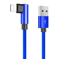 Chargeur Cable Data Synchro Cable D16 pour Apple iPhone 5 Bleu