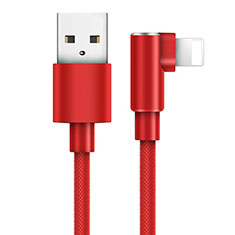 Chargeur Cable Data Synchro Cable D17 pour Apple iPad 10.2 (2020) Rouge