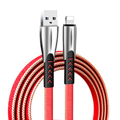 Chargeur Cable Data Synchro Cable D25 pour Apple New iPad 9.7 (2017) Rouge