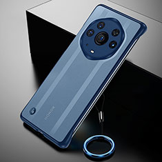 Coque Antichocs Rigide Sans Cadre Transparente Crystal Etui Housse H01 pour Huawei Honor Magic3 Pro+ Plus 5G Bleu