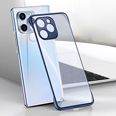 Coque Antichocs Rigide Sans Cadre Transparente Crystal Etui Housse H02 pour Huawei Honor 60 SE 5G Bleu