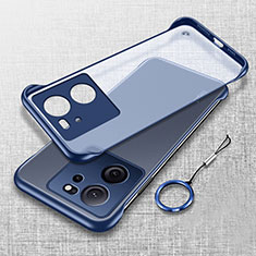 Coque Antichocs Rigide Sans Cadre Transparente Crystal Etui Housse H02 pour Xiaomi Redmi K60 Ultra 5G Bleu