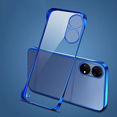 Coque Antichocs Rigide Sans Cadre Transparente Crystal Etui Housse H03 pour Huawei P50 Bleu