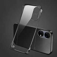 Coque Antichocs Rigide Sans Cadre Transparente Crystal Etui Housse H03 pour Huawei P50e Noir